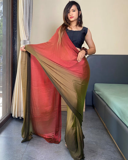 One Minute Ready to Wear Important Saree
