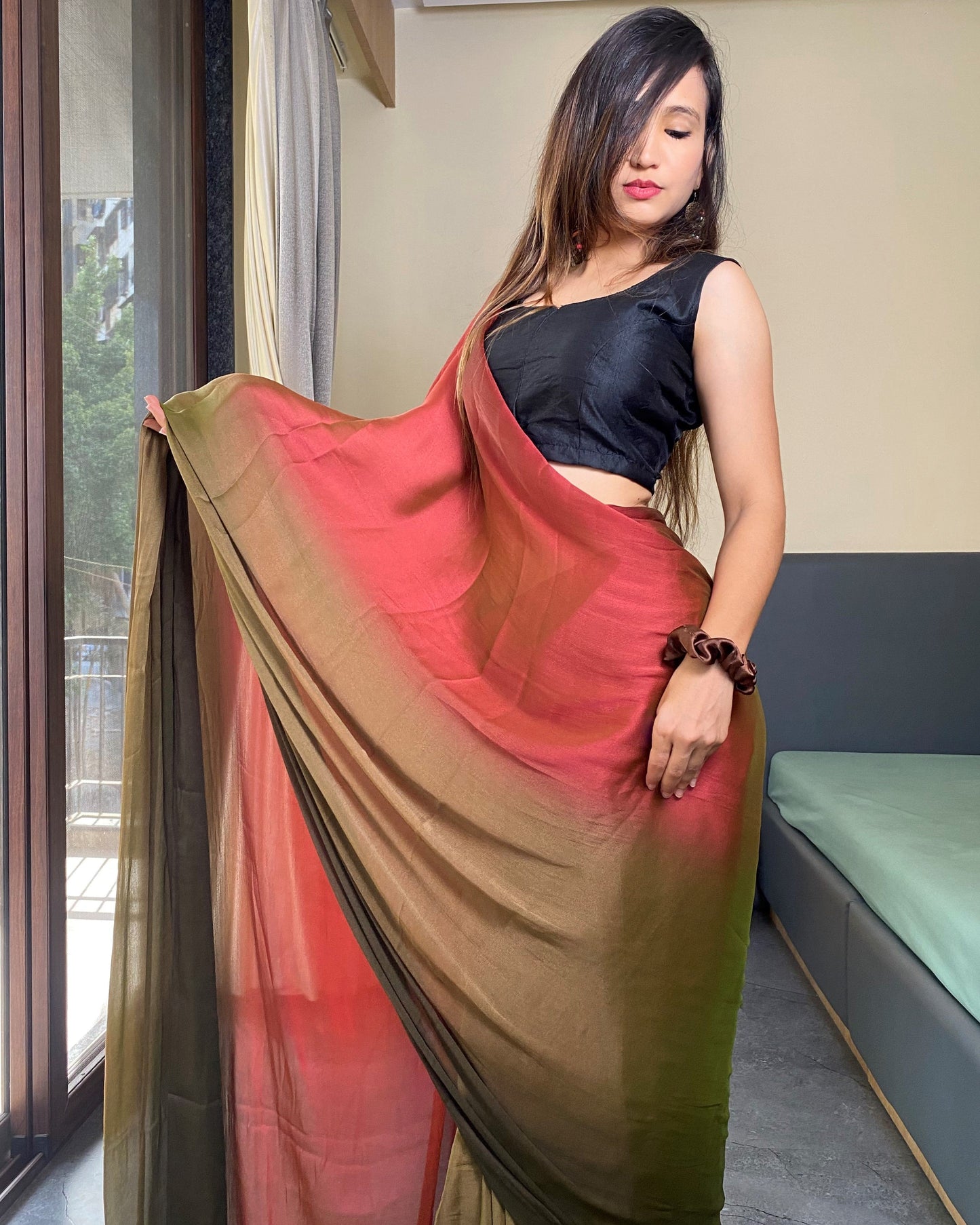 One Minute Ready to Wear Important Saree