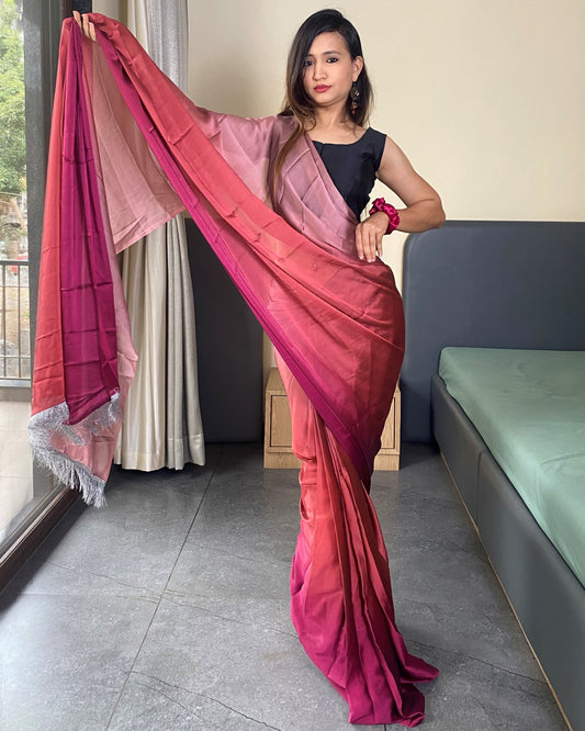 One Minute Ready to Wear Important Saree