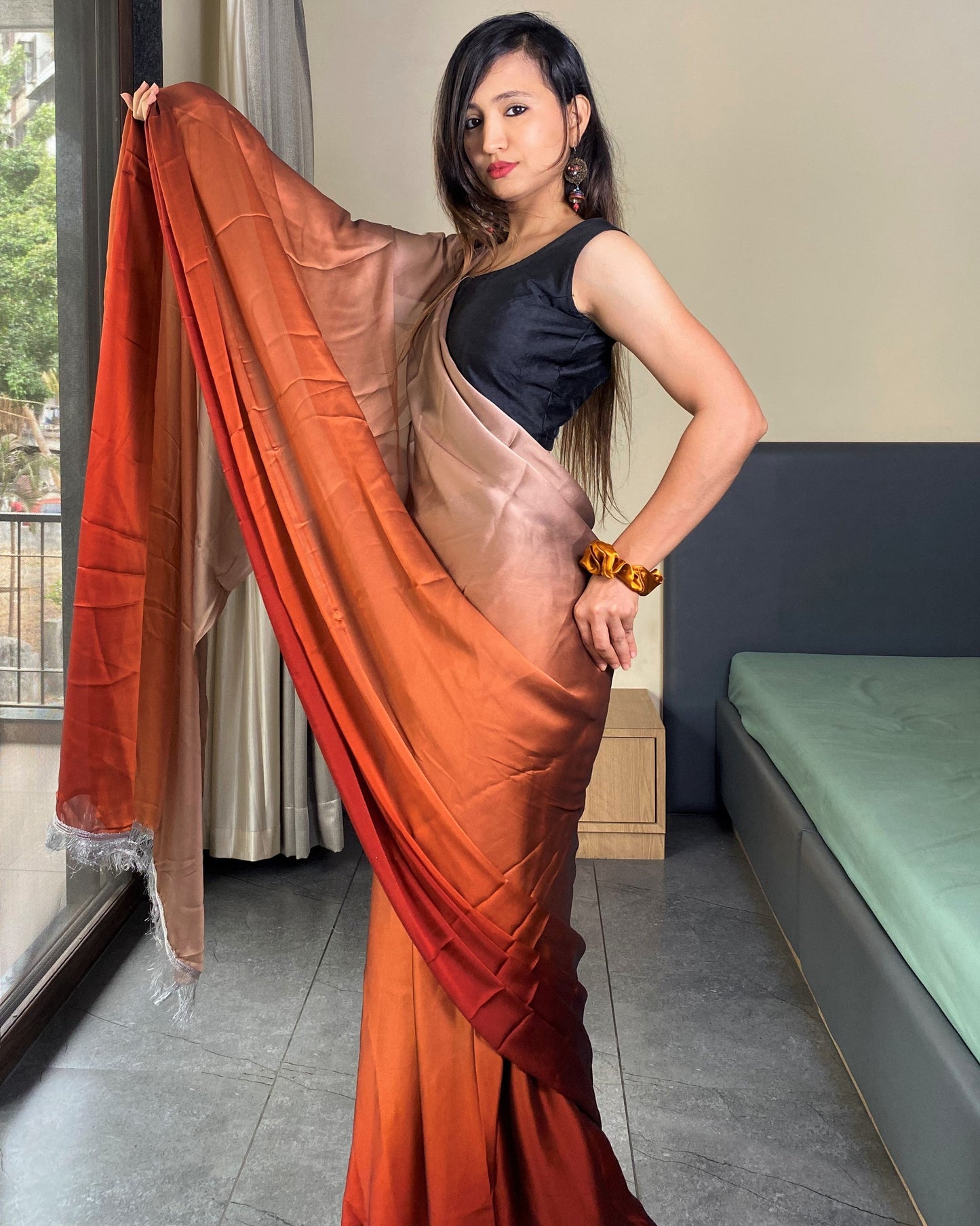One Minute Ready to Wear Important Saree