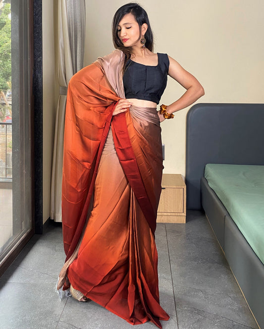 One Minute Ready to Wear Important Saree